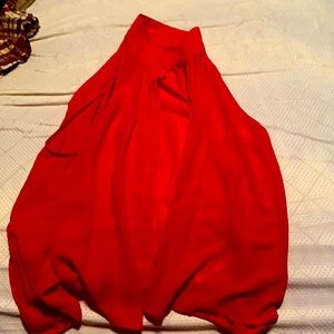 Abercrombie medium sheer button down tank